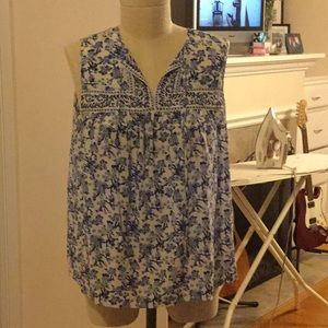 Rebecca Taylor sleeveless blouse.  Size 8